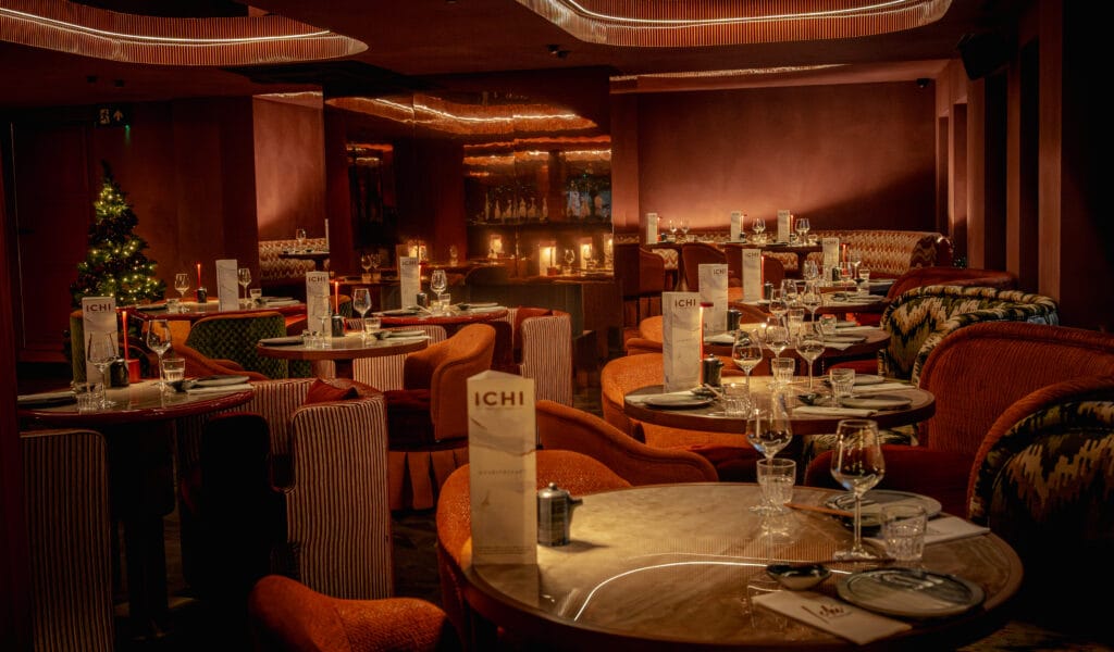 Interieur van sushi restaurant ICHI Lounge in Rosmalen